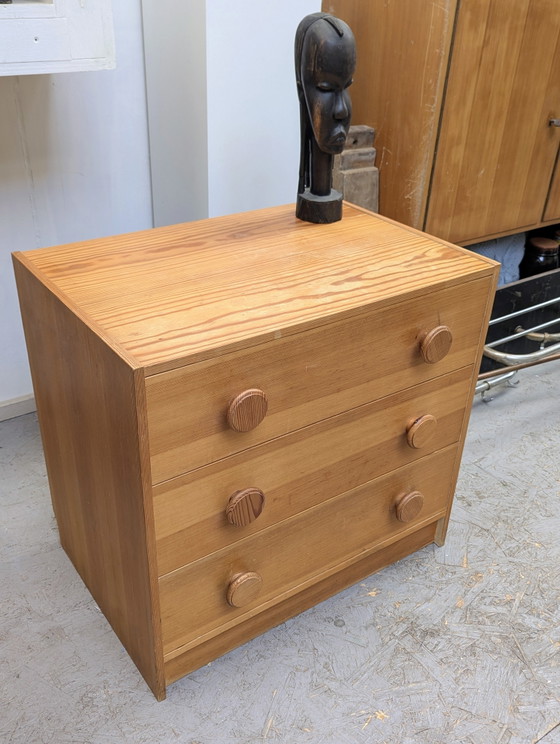 Vintage Chest of drawers Norway Pinewood Scandinavian – kf mobler (photo 3 of 5)
