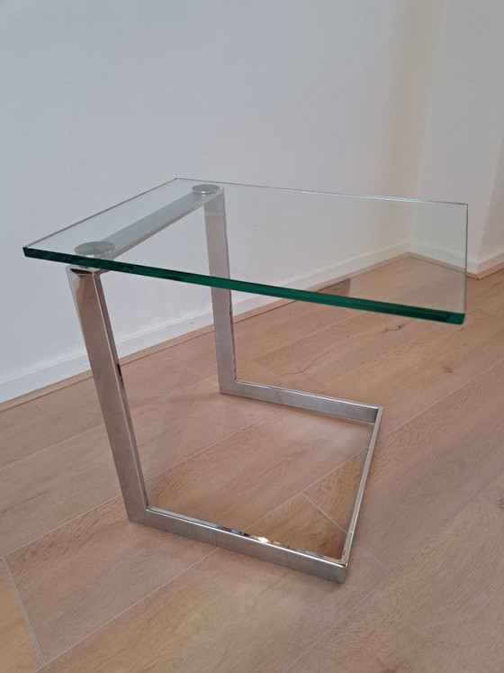 Image 1 of Tavolino Gebra, in vetro, design vintage