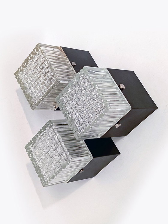 Image 1 of ceiling lights cube shape 60s/70s