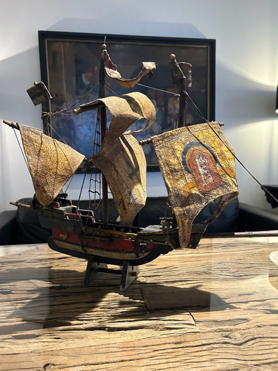 Velero antiguo finales de 1800 – Objetos decorativos, Madera (photo 13 of 15)