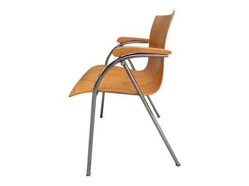 Thonet Set 2 Stoelen Met Bijzet Tafeltje