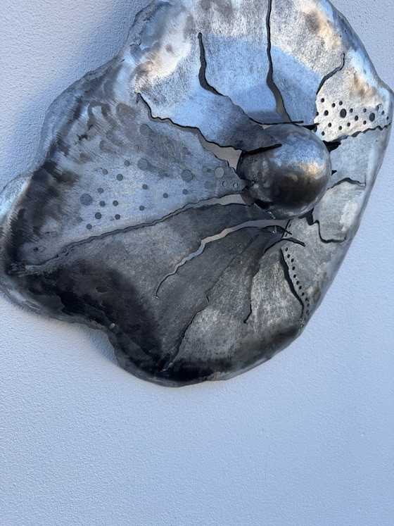 Image 1 of Handcrafted wrought iron wall sculpture