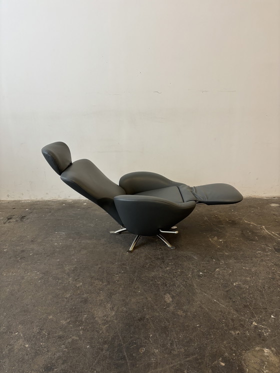 Image 1 of Cassina Dodo designer armchair, grey leather, like new