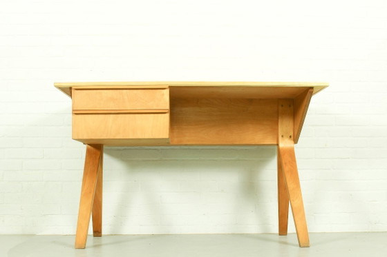 Image 1 of Mid-Century Modern Model EB02 Birch Series Bureau door Cees Braakman voor UMS Pastoe, 1952