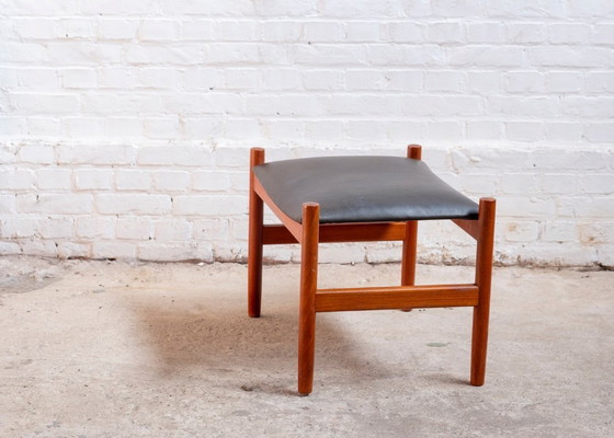 Image 1 of Hugo Frandsen Ottoman van Spøttrup, Denemarken uit de jaren 60