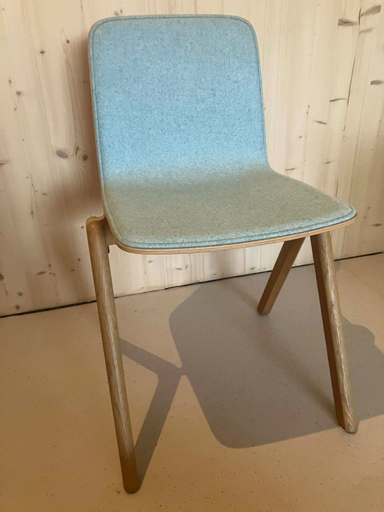 Image 1 of Sedia originale HAY Copenhague - feltro + rovere (come nuova)