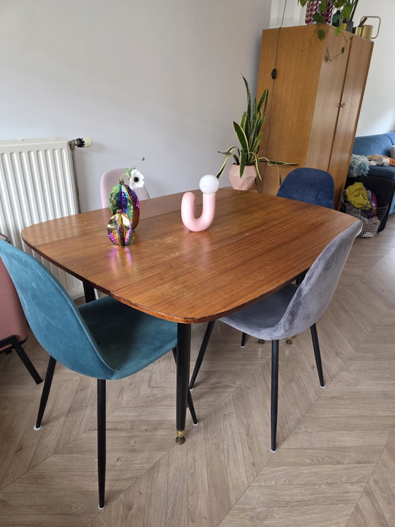 Tavolo da Pranzo Gplan Teak Anni '50 – G-plan, Tavoli da pranzo, Wood, Brass (photo 4 of 6)