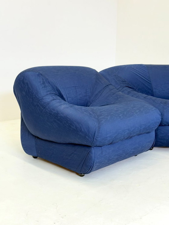 Image 1 of Fauteuils Blue Airborne de l'ère spatiale