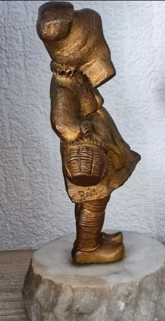 Estatuilla Art Déco/Art Nouveau – Esculturas, Bronze (photo 2 of 13)