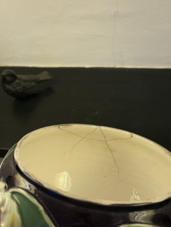 Image 1 of Jugenstil design lampenkap keramiek