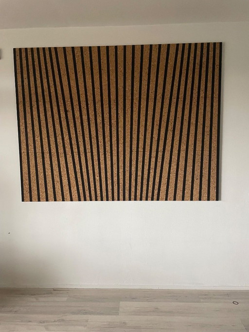 XXL Cork Artwork – 200 x 152 cm – Abstract & Acoustic