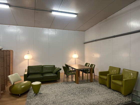 Image 1 of Complete Leolux Set Green | Sofa, Table, Chairs & Armchairs