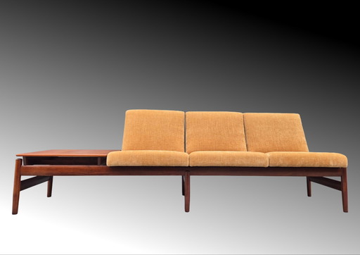 Canapé Teck Par Gunnar Sørlie, Vintage Scandinave 1960S 