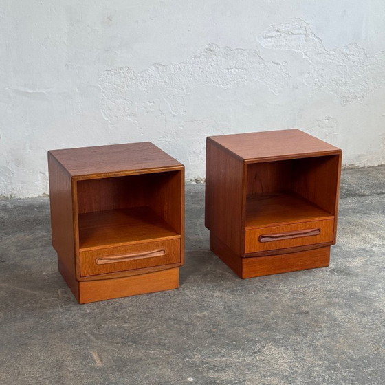 Image 1 of Pair of G-Plan "Fresco" Nightstands, 1970
