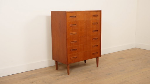 Dänische Vintage-Kommode | Teakholz | 6 Schubladen | 101 cm