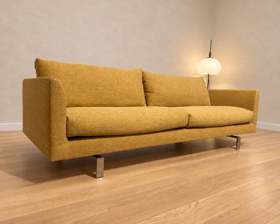 NEWLY UPHOLSTERED Montis Axel 2.5-Seater Yellow + Warranty, 2 seaters, Other, Metal, Design (photo 3 of 8)
