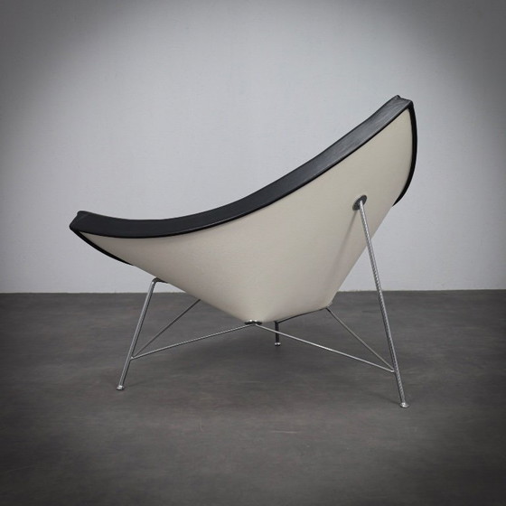 Image 1 of Poltrona Coconut in pelle, disegnata da George Nelson per Vitra, 1955.