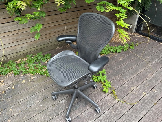 Image 1 of Herman Miller Aeron office chair with anthracite base