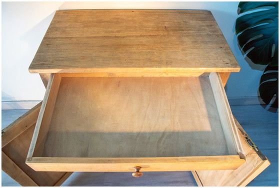 Image 1 of Parisian sideboard, light oak, 1950