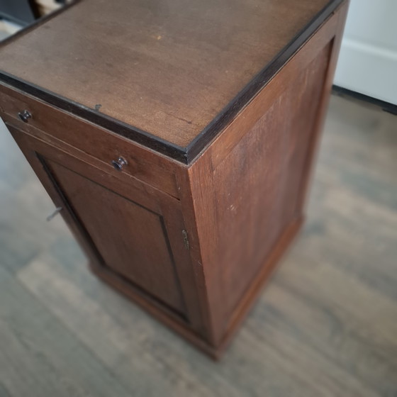 Image 1 of Amsterdam School filing cabinet with drawer