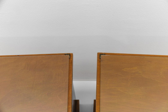 Image 1 of Comodini in legno Art Déco austriaco, set di 2