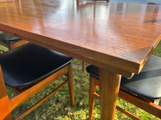 Image 1 of Vintage table and chairs set