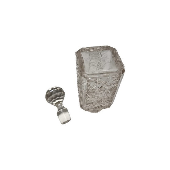 Image 1 of Piccola caraffa in cristallo molato, metà del XX secolo