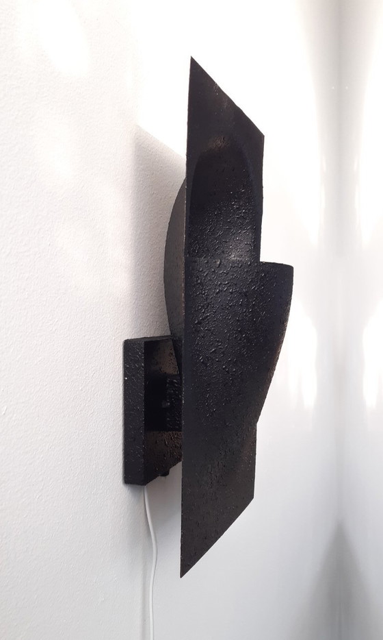 Image 1 of Raak 'Balance' wall lamp, Bertrand Balas metal lamp, 60s lamp, Space age wall lamp