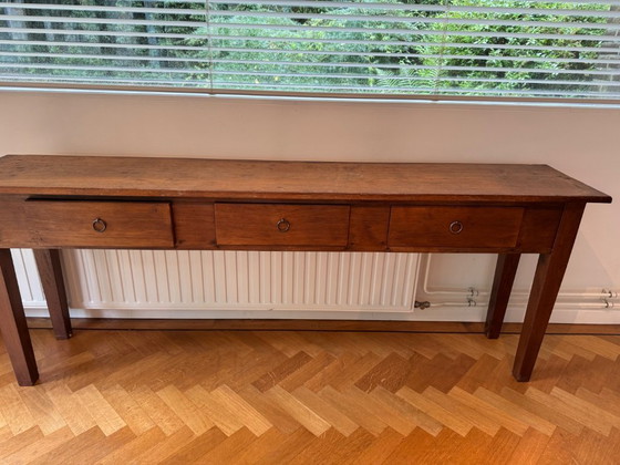 Image 1 of rustic side table