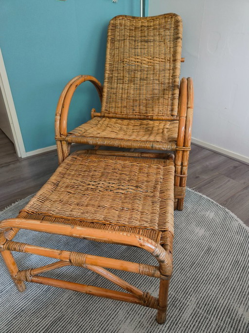 Rattan-Loungesessel – tuinstoelen, Wood (photo 2 of 5)