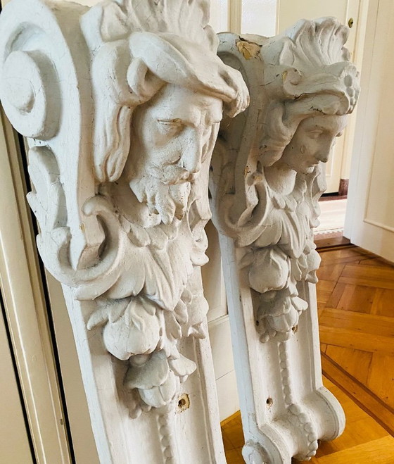 Image 1 of 2 Gable consoles