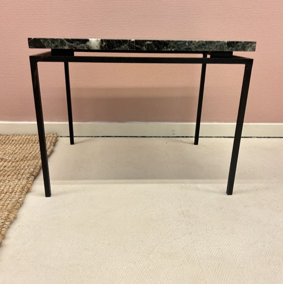 Image 1 of Marble And Metal Side Table