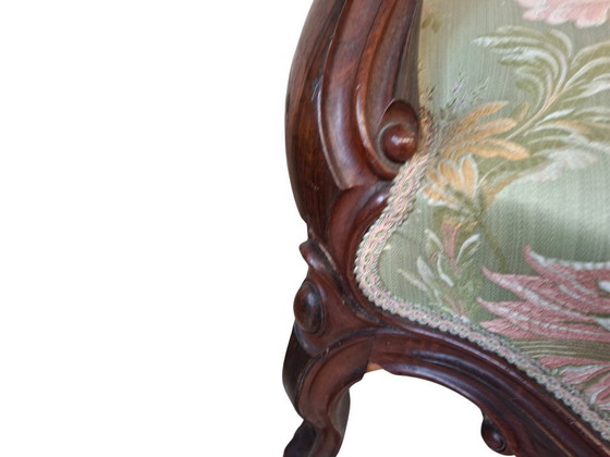 Image 1 of Paire de fauteuils d'époque à dossier ballon – Style néo-rococo (XIXe siècle)