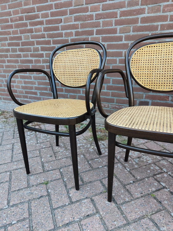 Set di 4 poltrone originali Thonet 215 RF in legno curvato – Design vintage – Sedie da pranzo, Wood (photo 2 of 8)