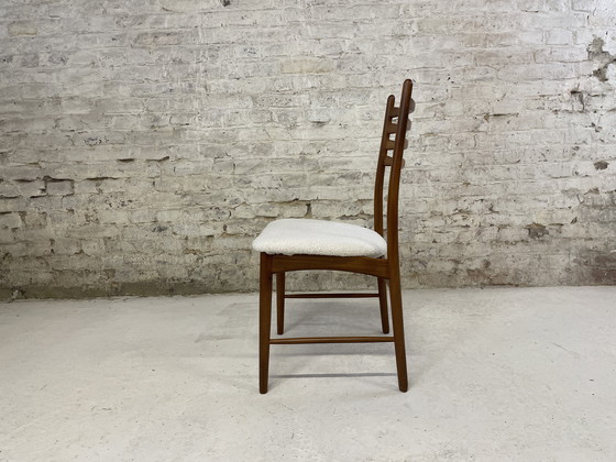 Image 1 of Chaise en teck vintage Bouclè by Georg Leowald