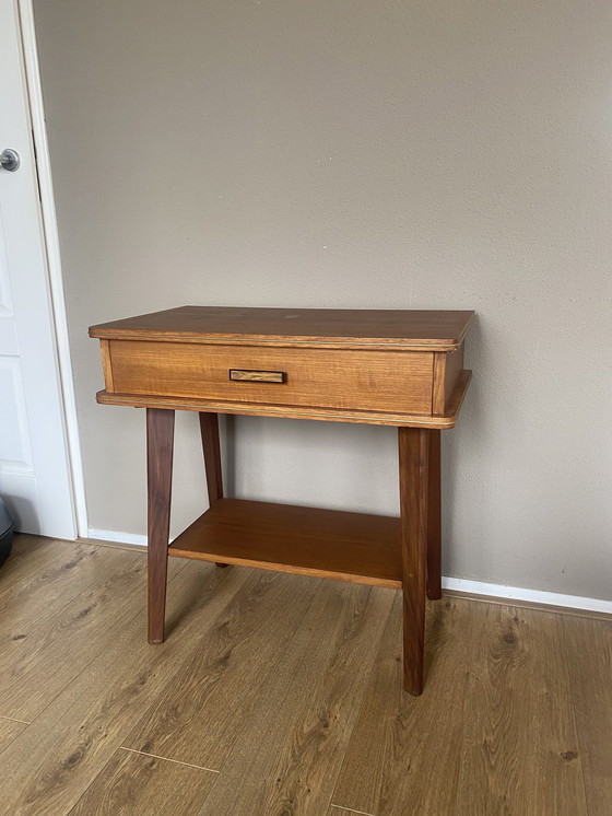 Image 1 of Vintage Table Cabinet With Drawer