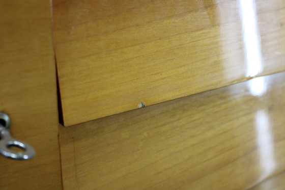 Image 1 of 1960s Czechoslovakian Maple Veneer Sideboard with Solid Maple Wood