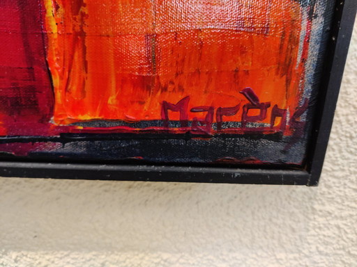 2 paintings, impressions of New York