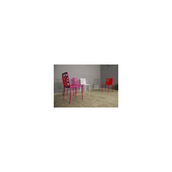 Image 1 of Set of 6 vintage iron Papeete chairs, 1970s