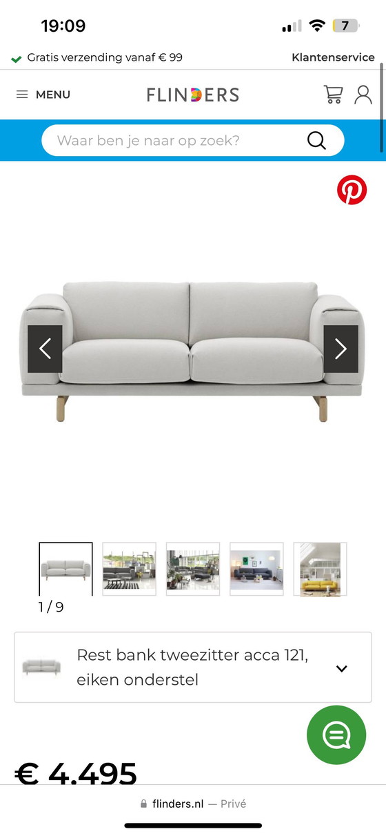 Image 1 of Muuto - Rest Zweisitzer Bank/Sofa