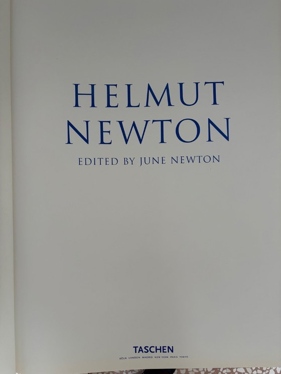 Image 1 of Signed Helmut Newton book – no. 04489 – incl. original stand