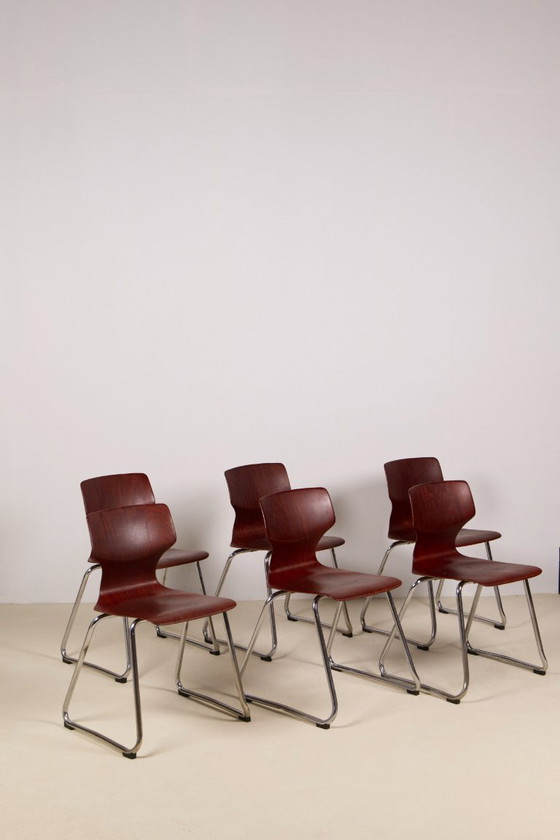 Image 1 of 6x Pagholz Flötotto Stoelen