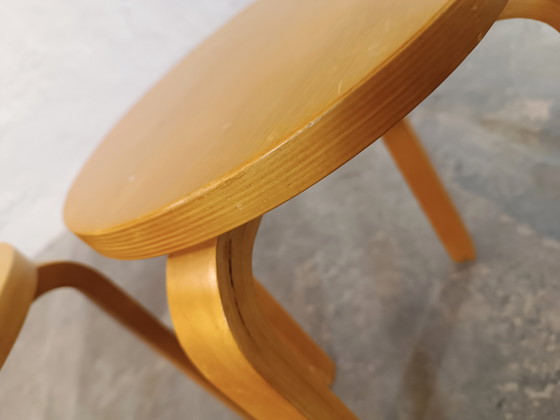 Image 1 of 2 sgabelli vintage di Alvar Aalto per Artek