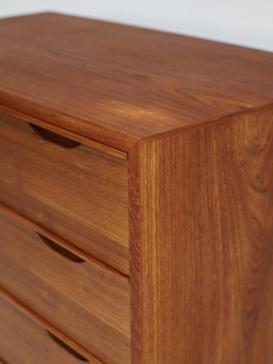 Cassettiera Tallboy Teak Danese Anni '60 Vintage – Cassettiere, Wood (photo 7 of 15)