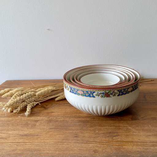 Set di 6 ciotole per insalata impilabili