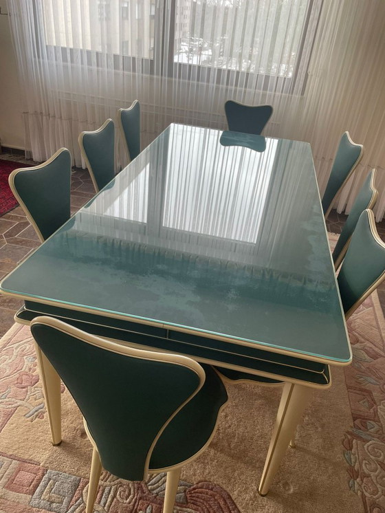 Image 1 of Set da pranzo italiano completo di metà secolo di Umberto Mascagni - anni '50-'60