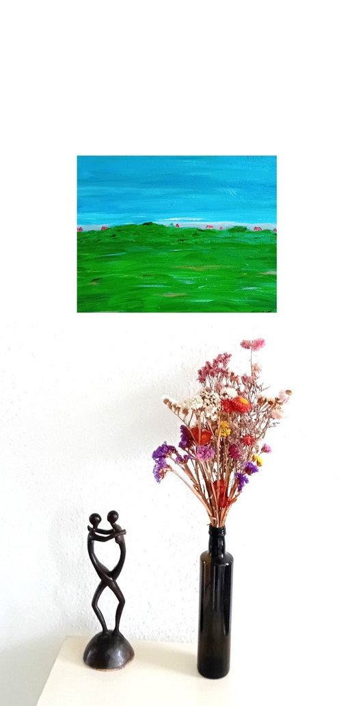 Painting landscape on the coast (2)