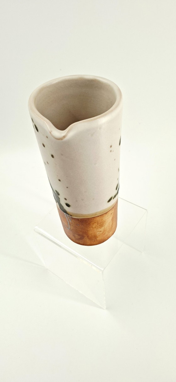 Image 1 of Large stoneware pitcher — La Colombe Pottery, 1970s