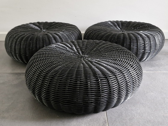 Image 1 of Poggiapiedi IKEA Ottman nero anni &#39;90 