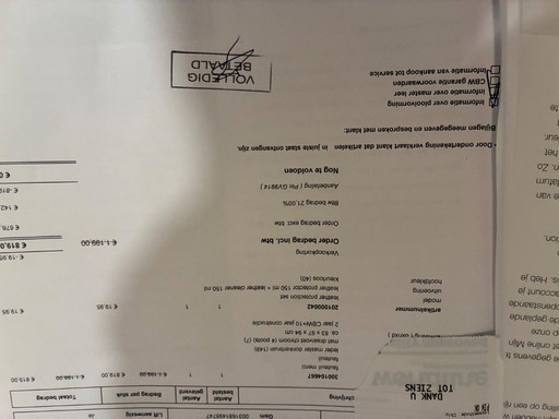 Draaistoel leder donkerbruin - Goossens 'Merci'